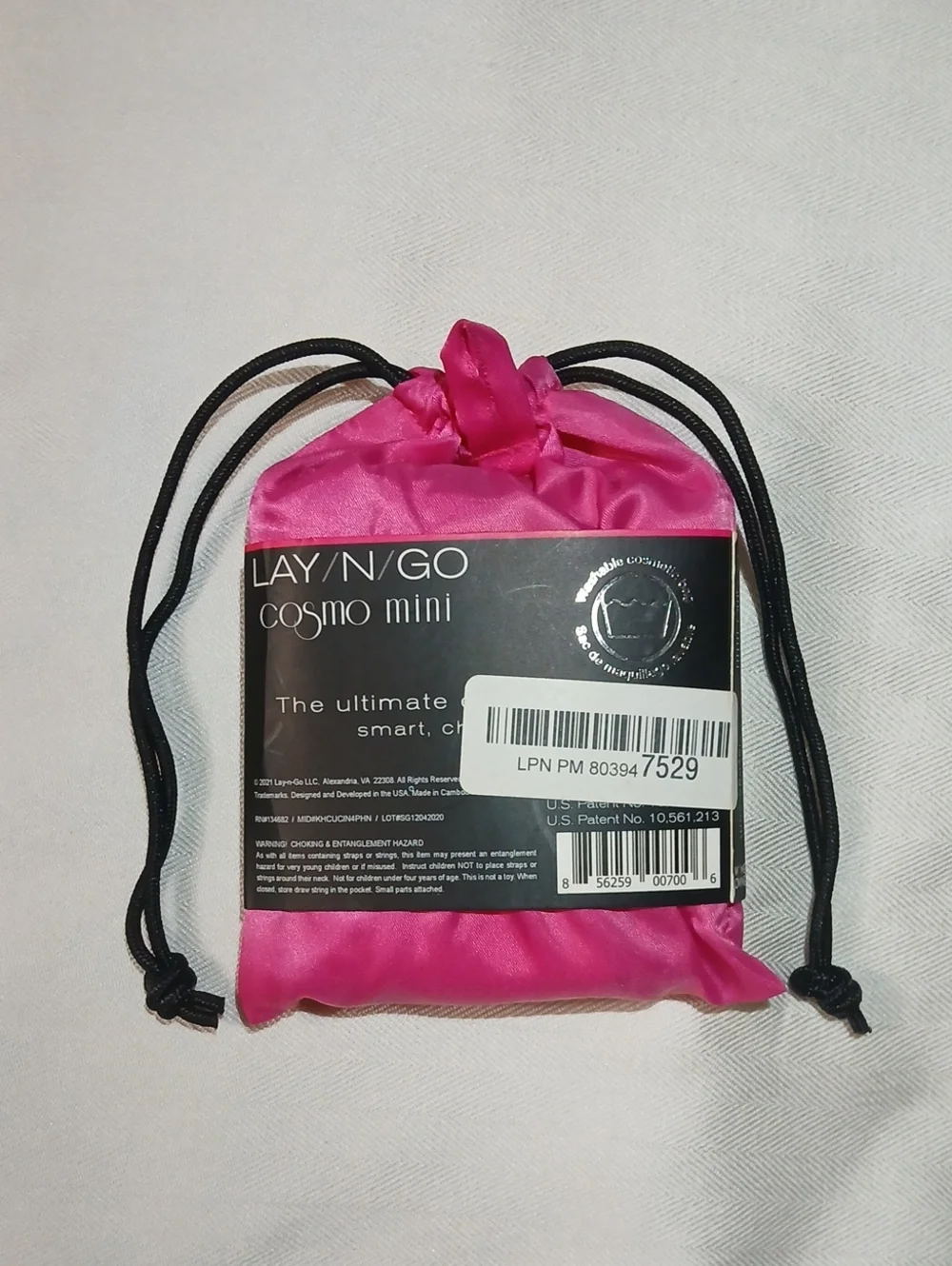 Lay n go Cosmo Mini Washable 13” Pink NWT
